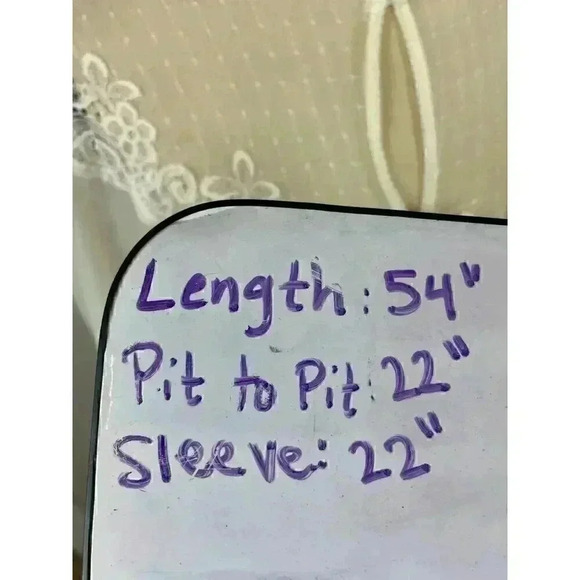 Vintage Vassarette Sheer Lace Coquette Long White Nightgown Robe Cottagecore M - Picture 12 of 14